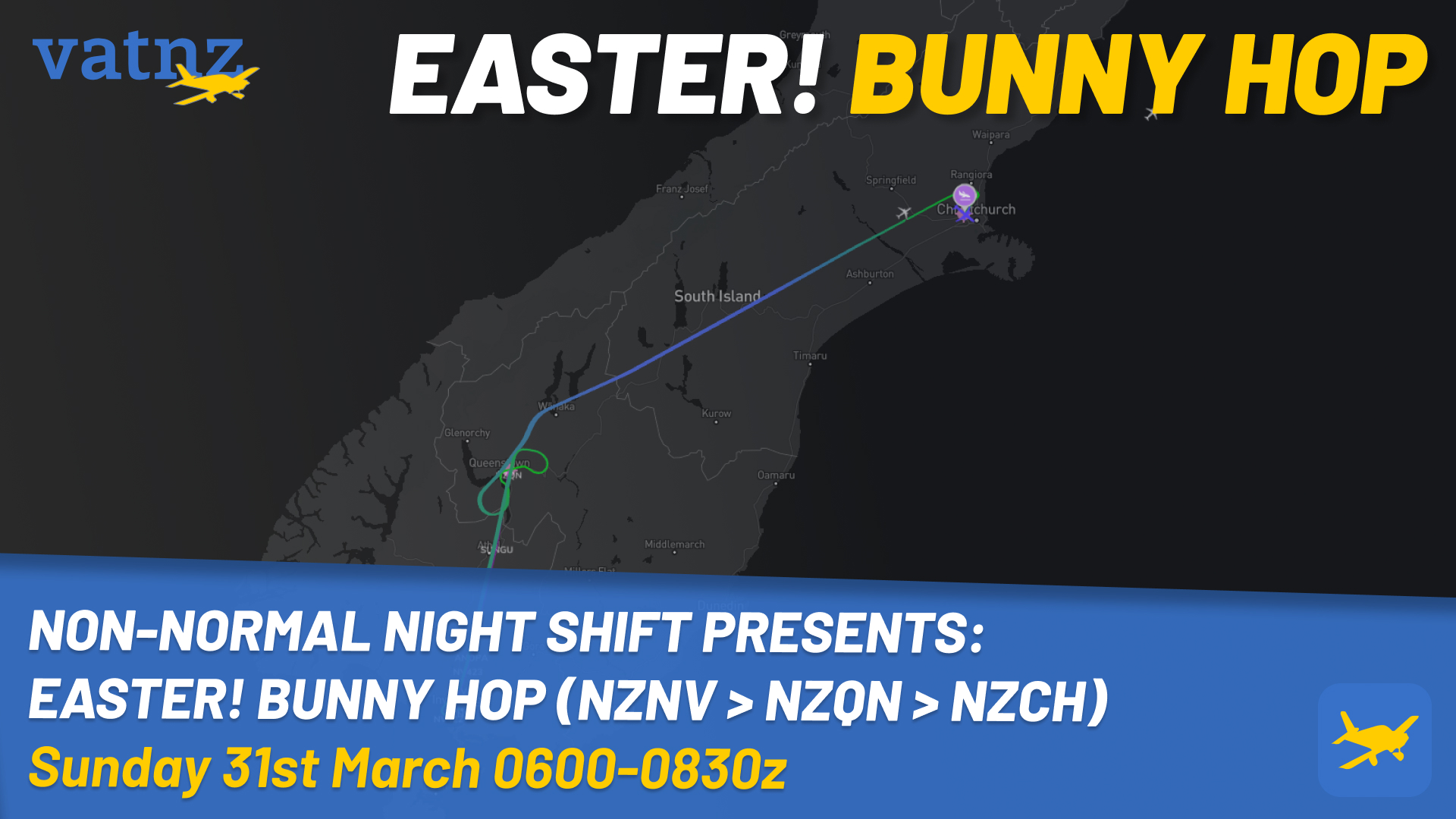 Non-Normal Night Shift Presents: Easter! Bunny Hop