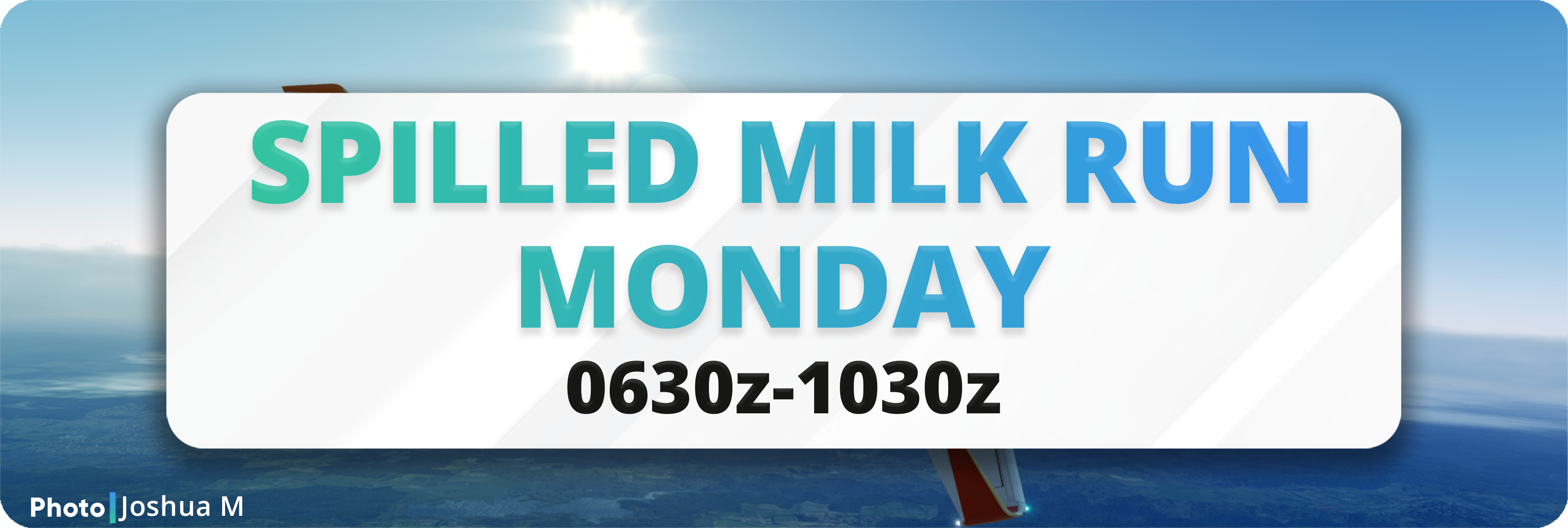 Spilled Milk Run Monday