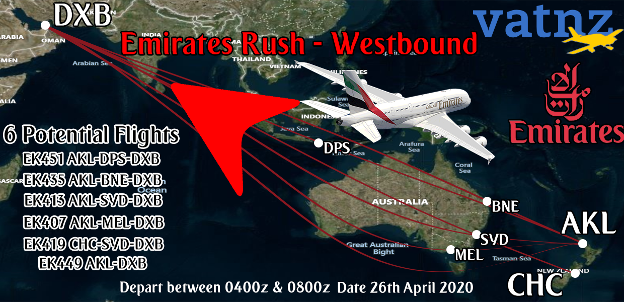 Emirates Rush - Westbound