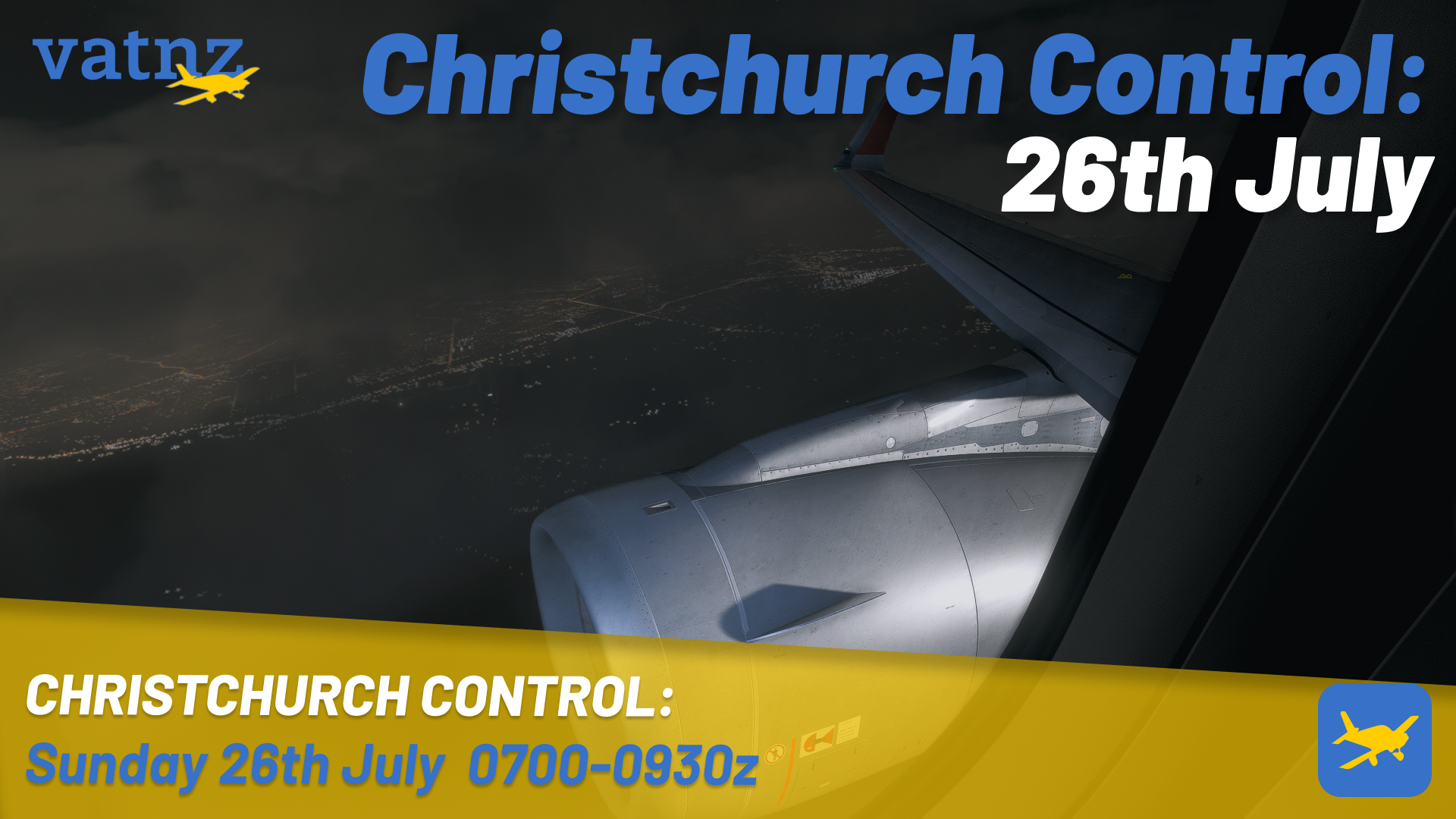 Christchurch Control: 26th July