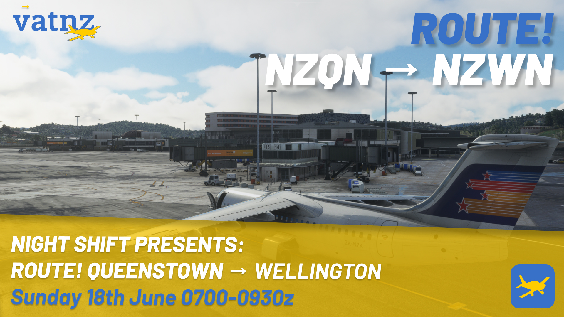 Night Shift Presents: Route! Queenstown → Wellington