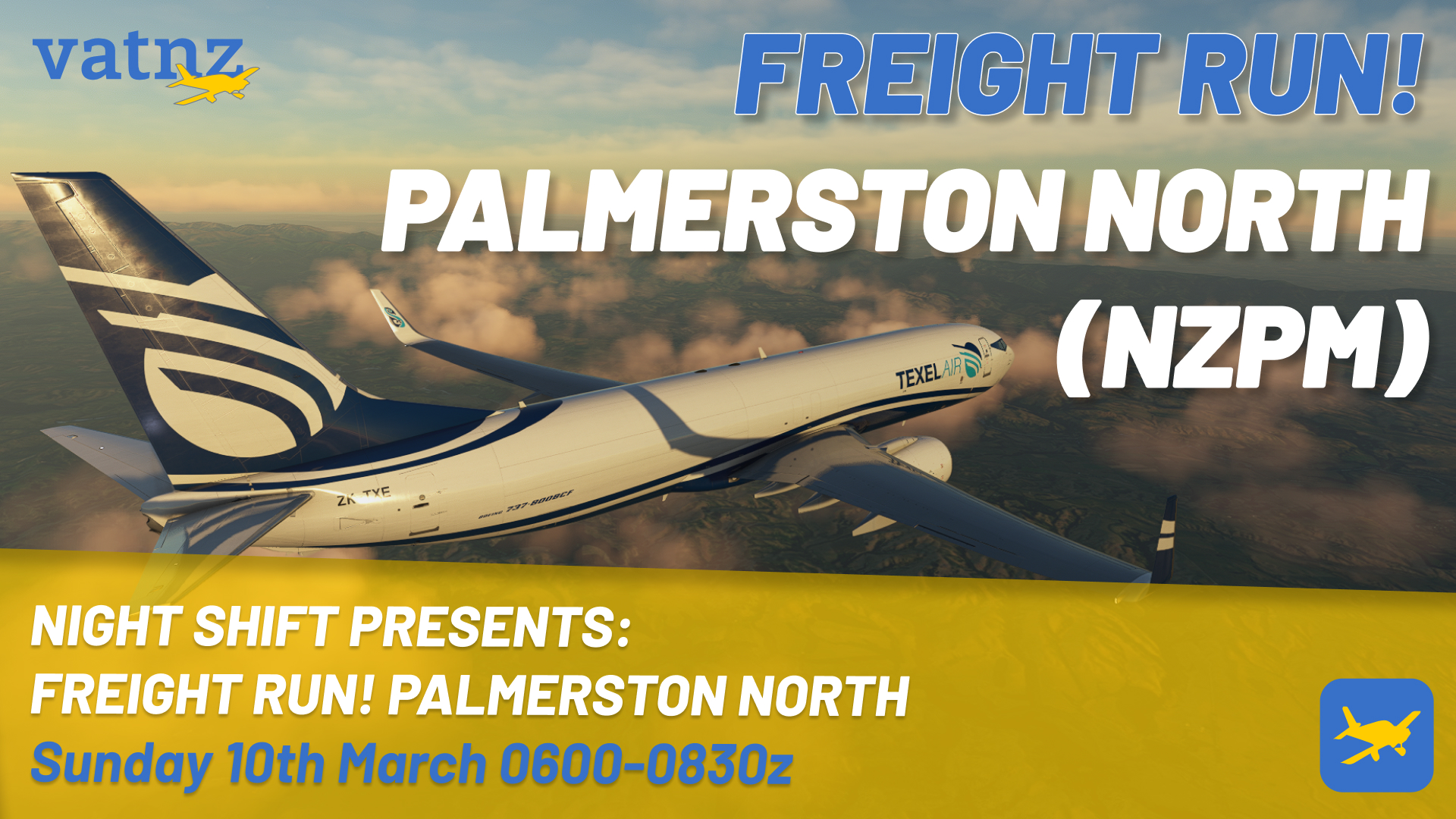Night Shift Presents: Freight Run! Palmerston North (NZPM)