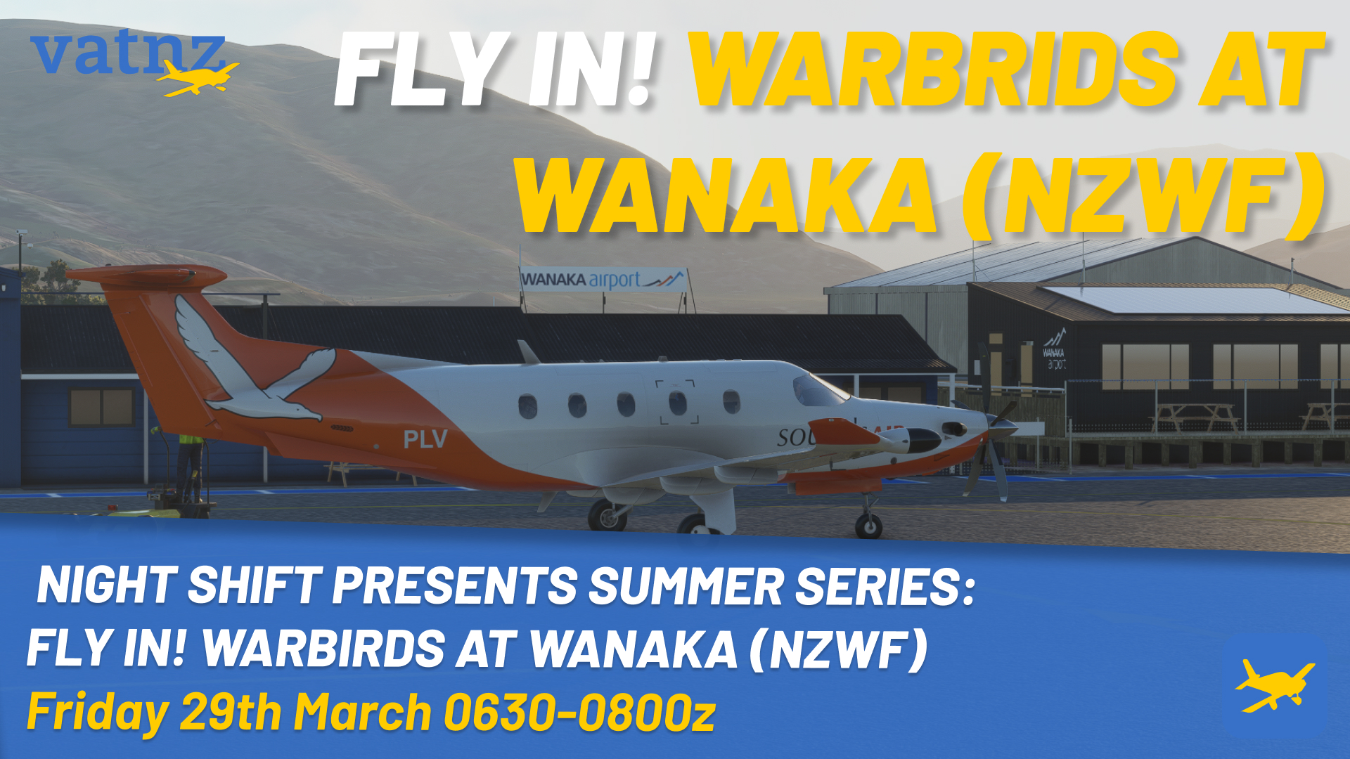 Night Shift Summer Series Presents: Fly-in! Warbirds at Wanaka