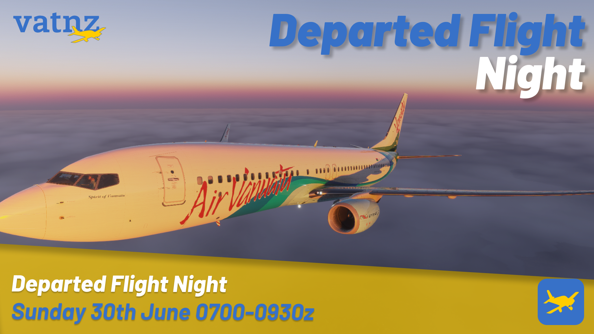 Departed Flight Night